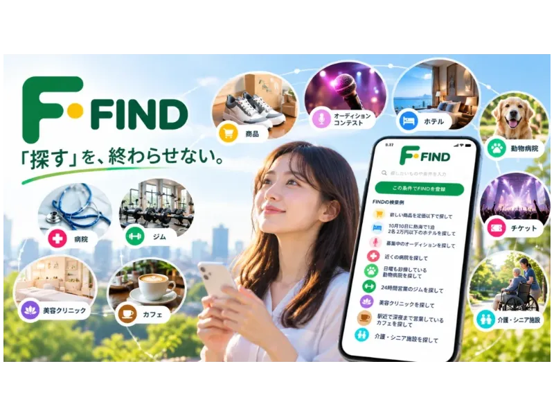 無料Webサービス「FIND」を実際に使ってSNSで紹介してくれる方を募集
